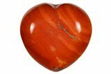 1.4" Polished Red Jasper Heart - Photo 3